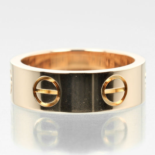 CARTIER Ring K18 Pink Gold gold love Women 47 Used Authentic