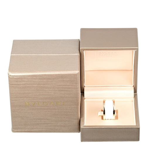 BVLGARI Ring K18 pink gold, ceramic gold Be zero one B.Zero1 4 bands Women 54 Used Authentic