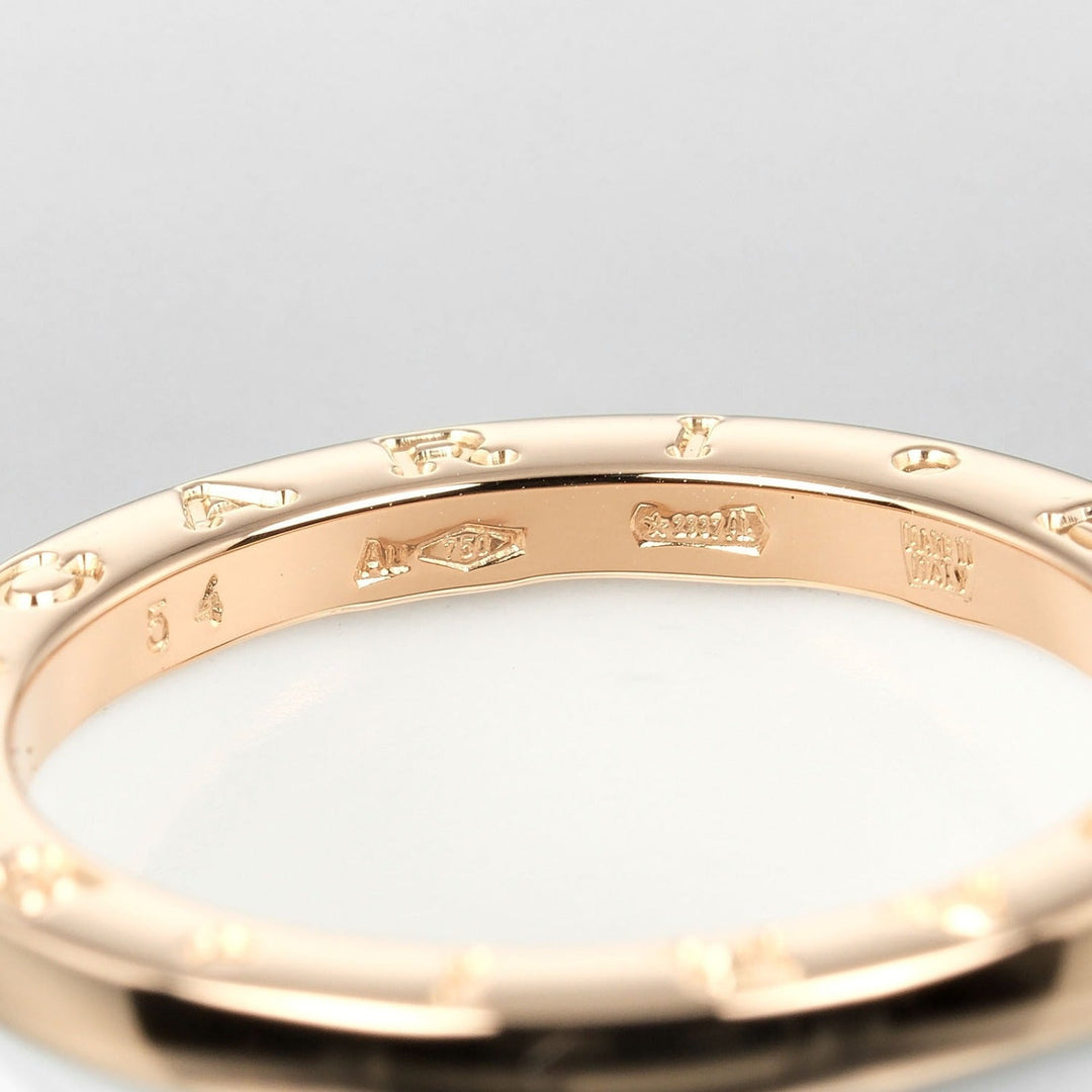 BVLGARI Ring K18 pink gold, ceramic gold Be zero one B.Zero1 4 bands Women 54 Used Authentic