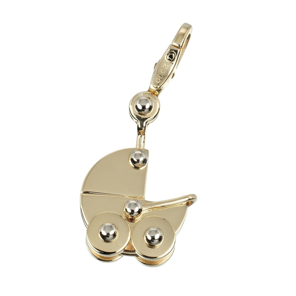 CARTIER Pendant top K18 Yellow Gold, K18 White Gold gold stroller Women Used Authentic