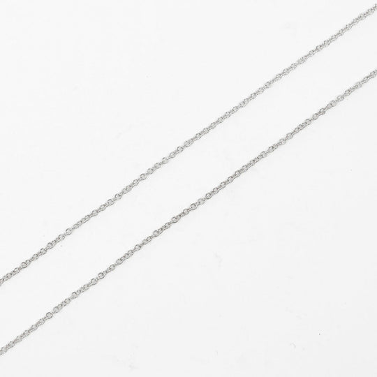 TIFFANY&Co. Necklace K18 white gold Silver T smile small Women Used Authentic