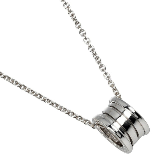 BVLGARI Necklace K18 white gold Silver Be zero one B.ZERO1 Women Used Authentic