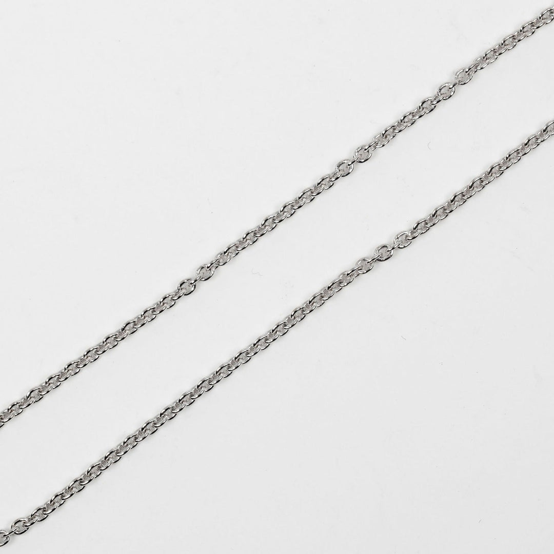 BVLGARI Necklace K18 white gold Silver Be zero one B.ZERO1 Women Used Authentic