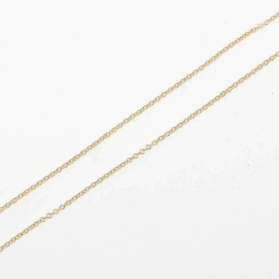 TIFFANY&Co. Necklace K18 yellow gold gold T smile small Women Used Authentic