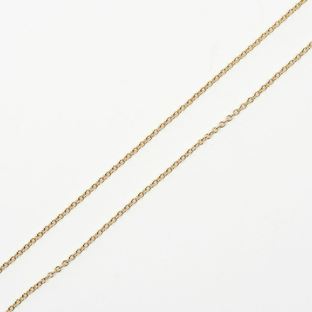 TIFFANY&Co. Necklace K18 yellow gold gold Triple heart Women Used Authentic