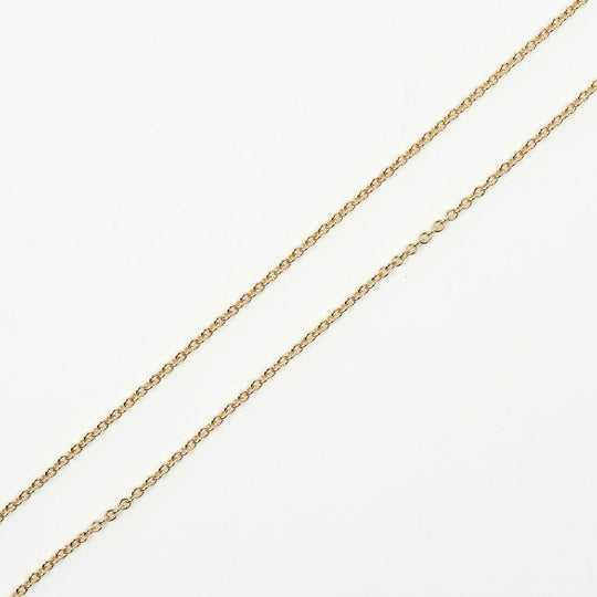 TIFFANY&Co. Necklace K18 yellow gold gold Triple heart Women Used Authentic