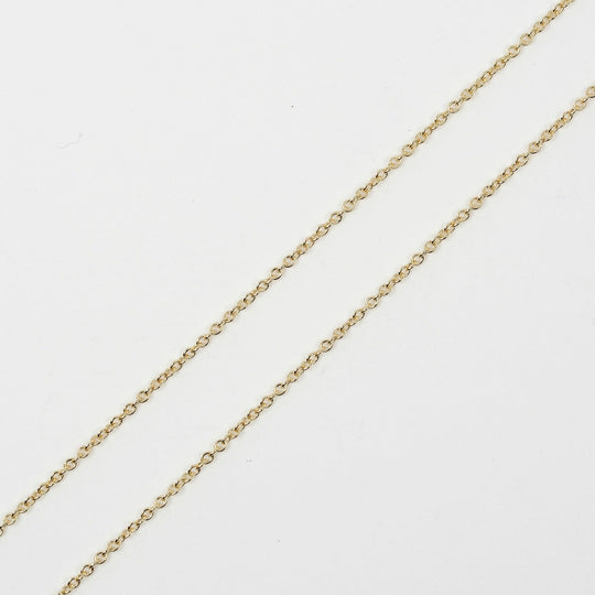 TIFFANY&Co. Necklace K18 yellow gold gold 0.4" model Bean Women Used Authentic