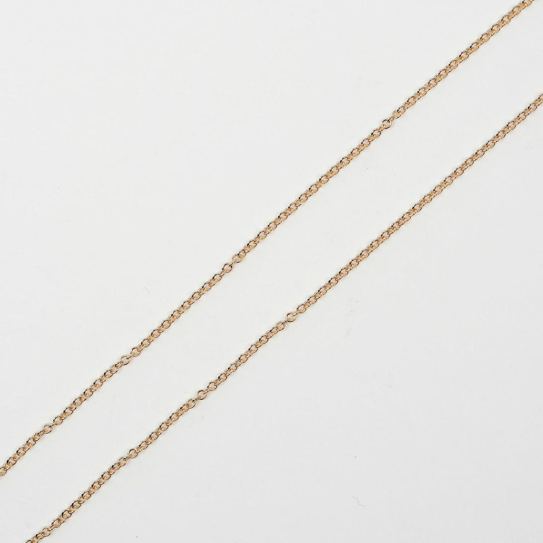TIFFANY&Co. Necklace K18 Pink Gold gold Olive leaf Women Used Authentic