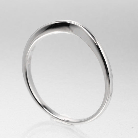 BVLGARI Ring Pt950Platinum Silver Corona Wedding Women Used Authentic