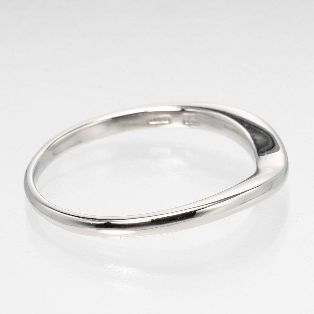 BVLGARI Ring Pt950Platinum Silver Corona Wedding Women Used Authentic