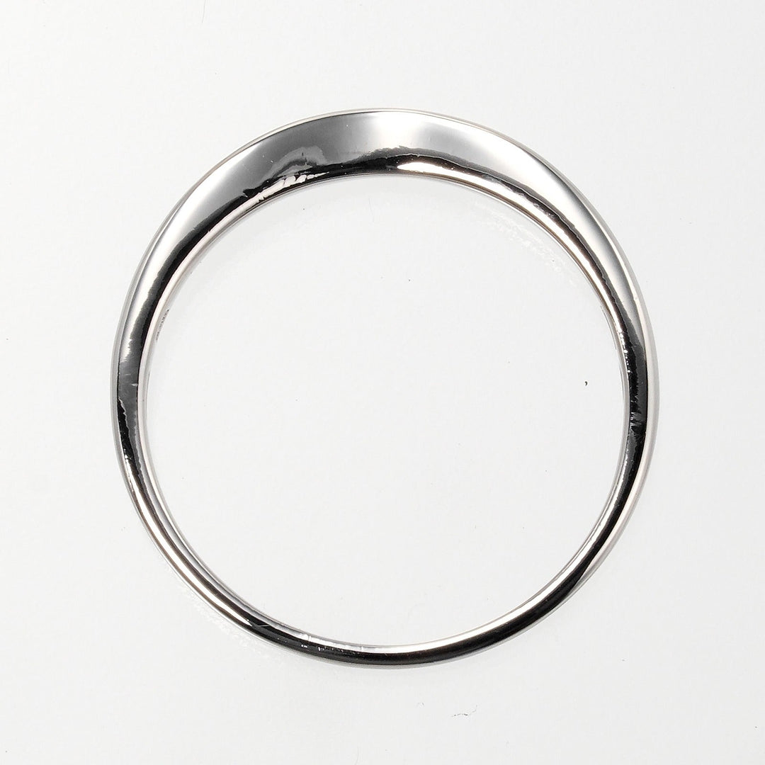 BVLGARI Ring Pt950Platinum Silver Corona Wedding Women Used Authentic