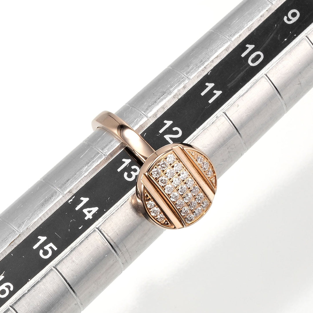 Chaumet Ring K18 pink gold, diamond Pink gold Class one studs Women Used Authentic
