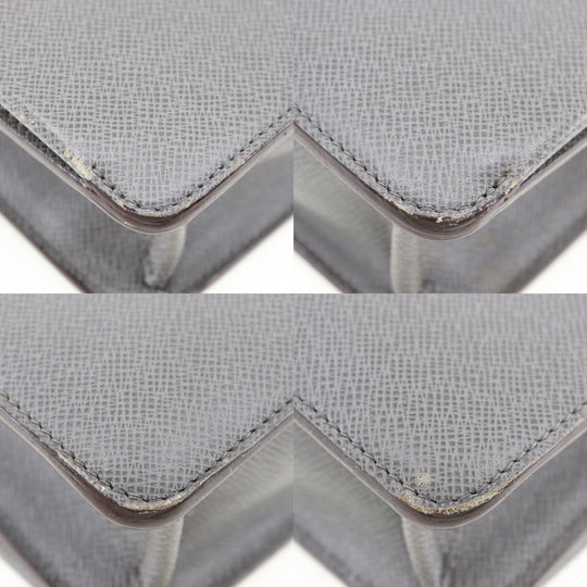 LOUIS VUITTON Business bag M32657 Taiga gray Briefcase Neo Robusto 2 mens Used Authentic