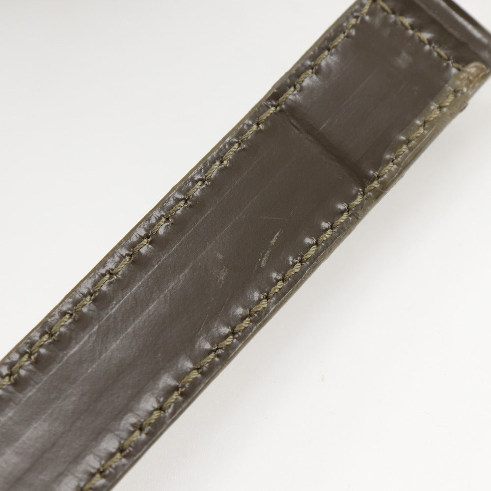 GUCCI Shoulder Bag 000.2404.0509 Nylon canvas khaki 2WAY Bamboo one belt Women Used Authentic