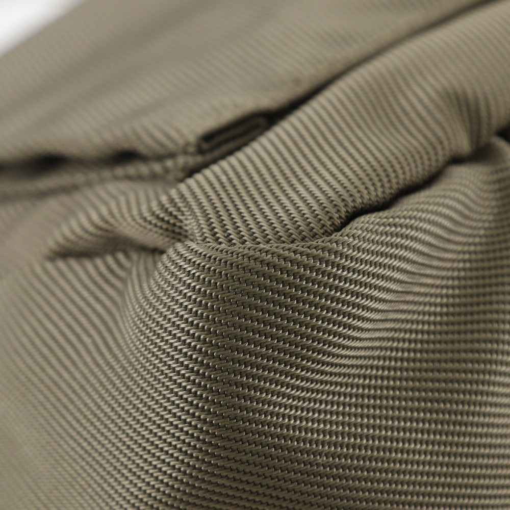 GUCCI Shoulder Bag 000.2404.0509 Nylon canvas khaki 2WAY Bamboo one belt Women Used Authentic