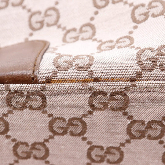 GUCCI Shoulder Bag 001.4204 GG canvas, leather Brown one belt Women Used Authentic