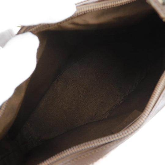 GUCCI Shoulder Bag 001.4204 GG canvas, leather Brown one belt Women Used Authentic