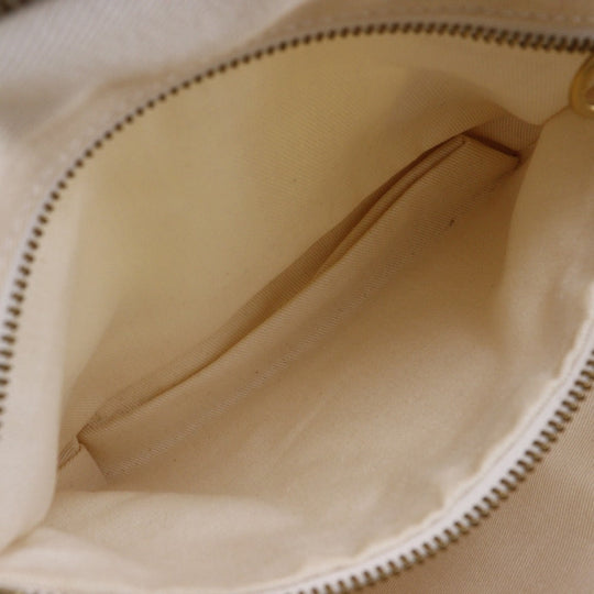 CELINE Handbag Nylon canvas, leather White 2004 Athens Olympics Limited Mini Boston Women Used Authentic