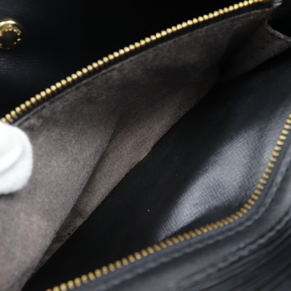 LOUIS VUITTON Clutch bag M52662 Epi Leather black business bag Montaigne 23 mens Used Authentic