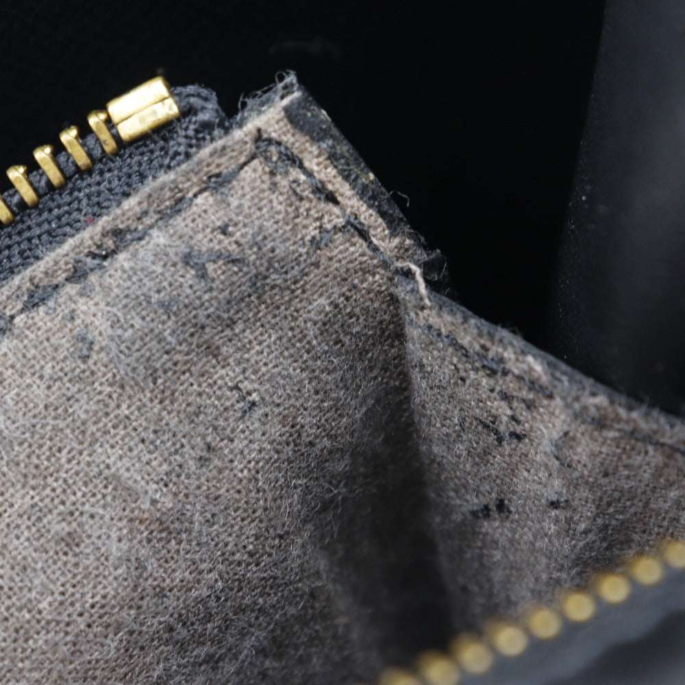 LOUIS VUITTON Clutch bag M52662 Epi Leather black business bag Montaigne 23 mens Used Authentic