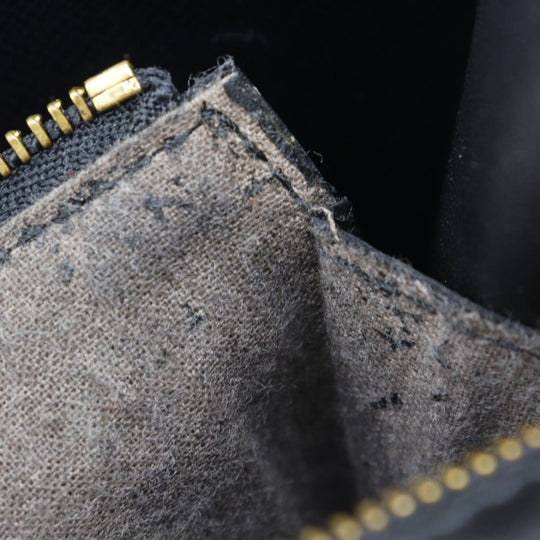 LOUIS VUITTON Clutch bag M52662 Epi Leather black business bag Montaigne 23 mens Used Authentic