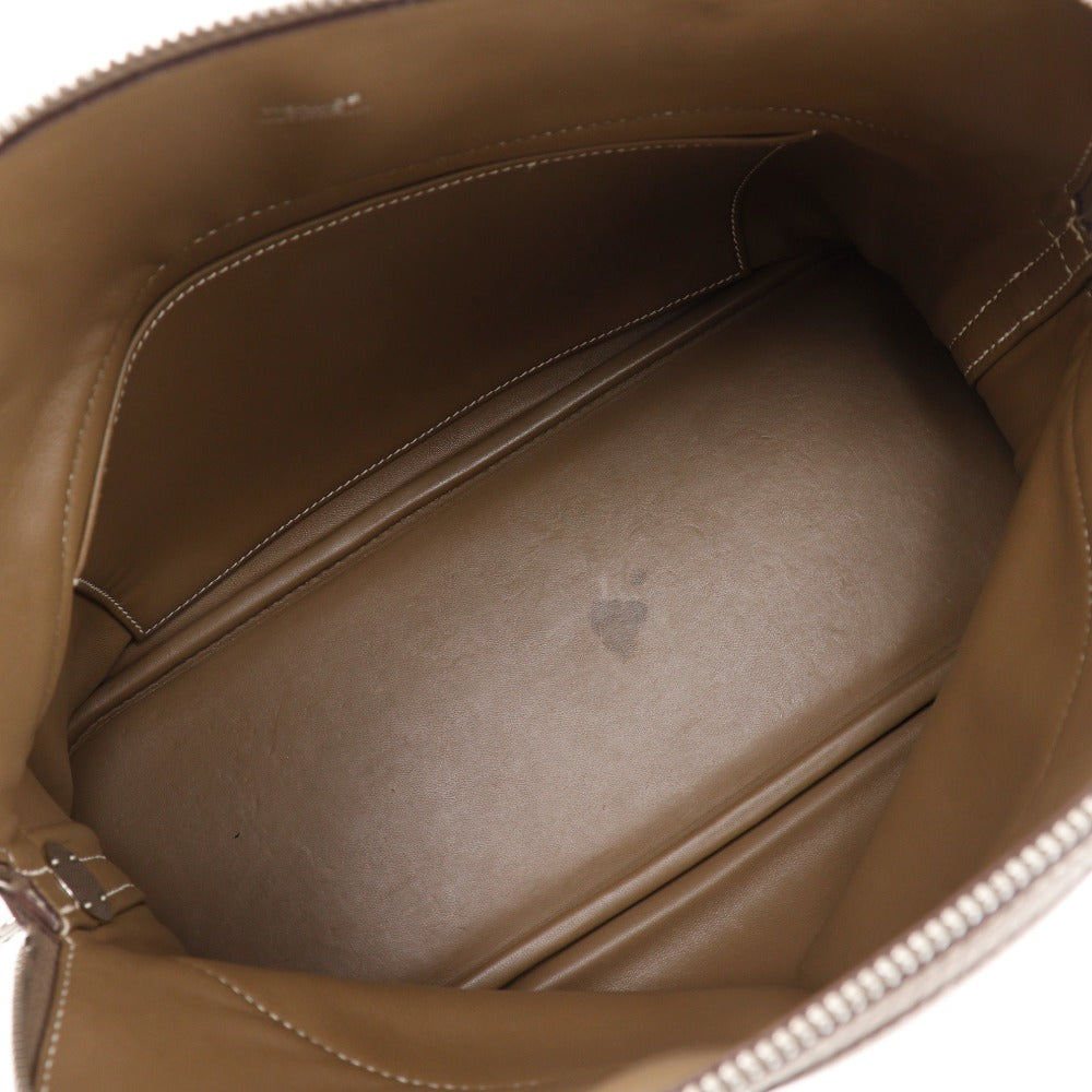 HERMES Handbag 029812CK-18 Taurillon Clemence gray Bored 31 Women Used Authentic