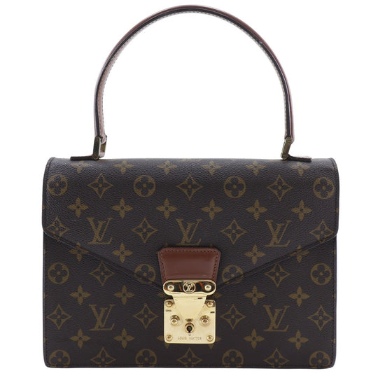 LOUIS VUITTON Handbag M51190 Monogram canvas Brown Concorde Women Used Authentic