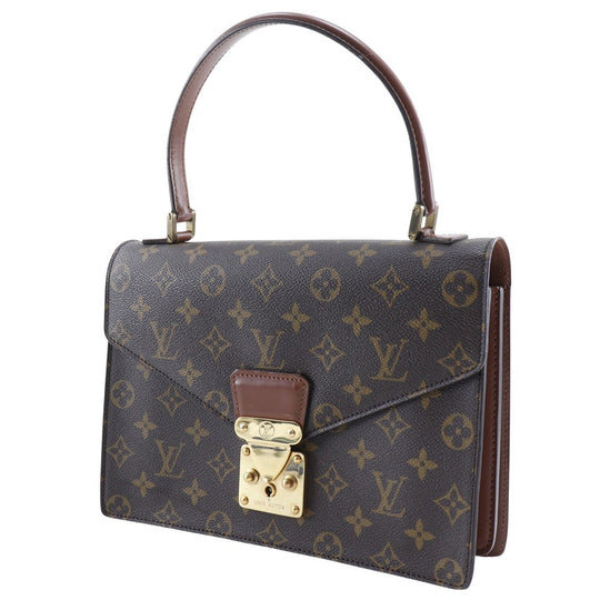 LOUIS VUITTON Handbag M51190 Monogram canvas Brown Concorde Women Used Authentic