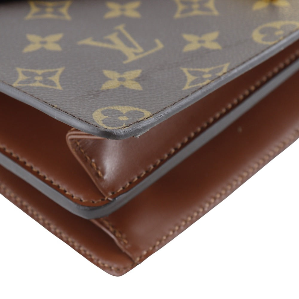 LOUIS VUITTON Handbag M51190 Monogram canvas Brown Concorde Women Used Authentic