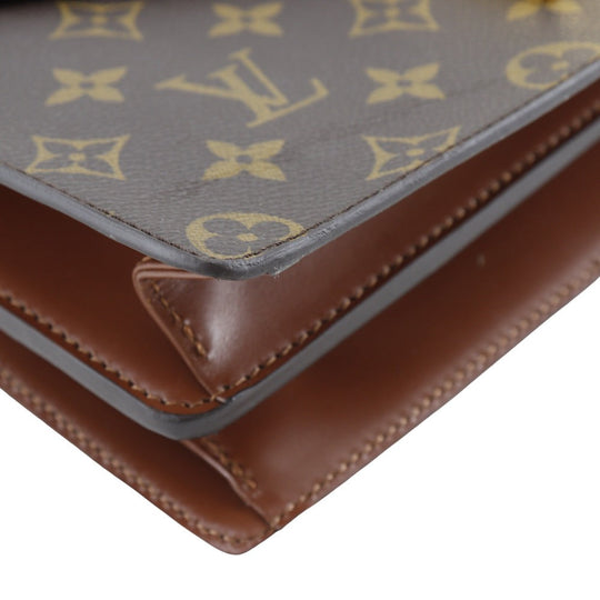 LOUIS VUITTON Handbag M51190 Monogram canvas Brown Concorde Women Used Authentic