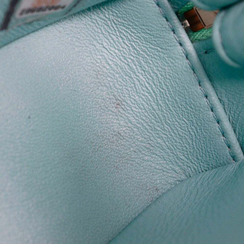 CHANEL Handbag Calfskin light blue 2WAYShoulder Matrasse Trendy COCO Mark Women Used Authentic
