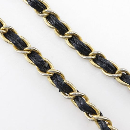 CHANEL Shoulder Bag lambskin black Matrasse Diamond stitch ChainShoulder Women Used Authentic