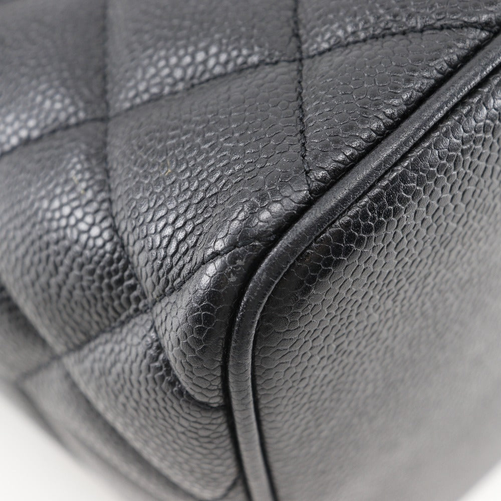 CHANEL Tote Bag A01804 Caviar skin black Replica Tote Women Used Authentic