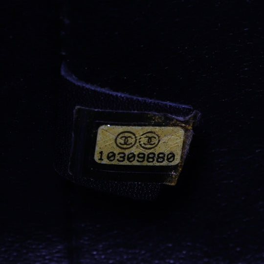 CHANEL Tote Bag A01804 Caviar skin black Replica Tote Women Used Authentic