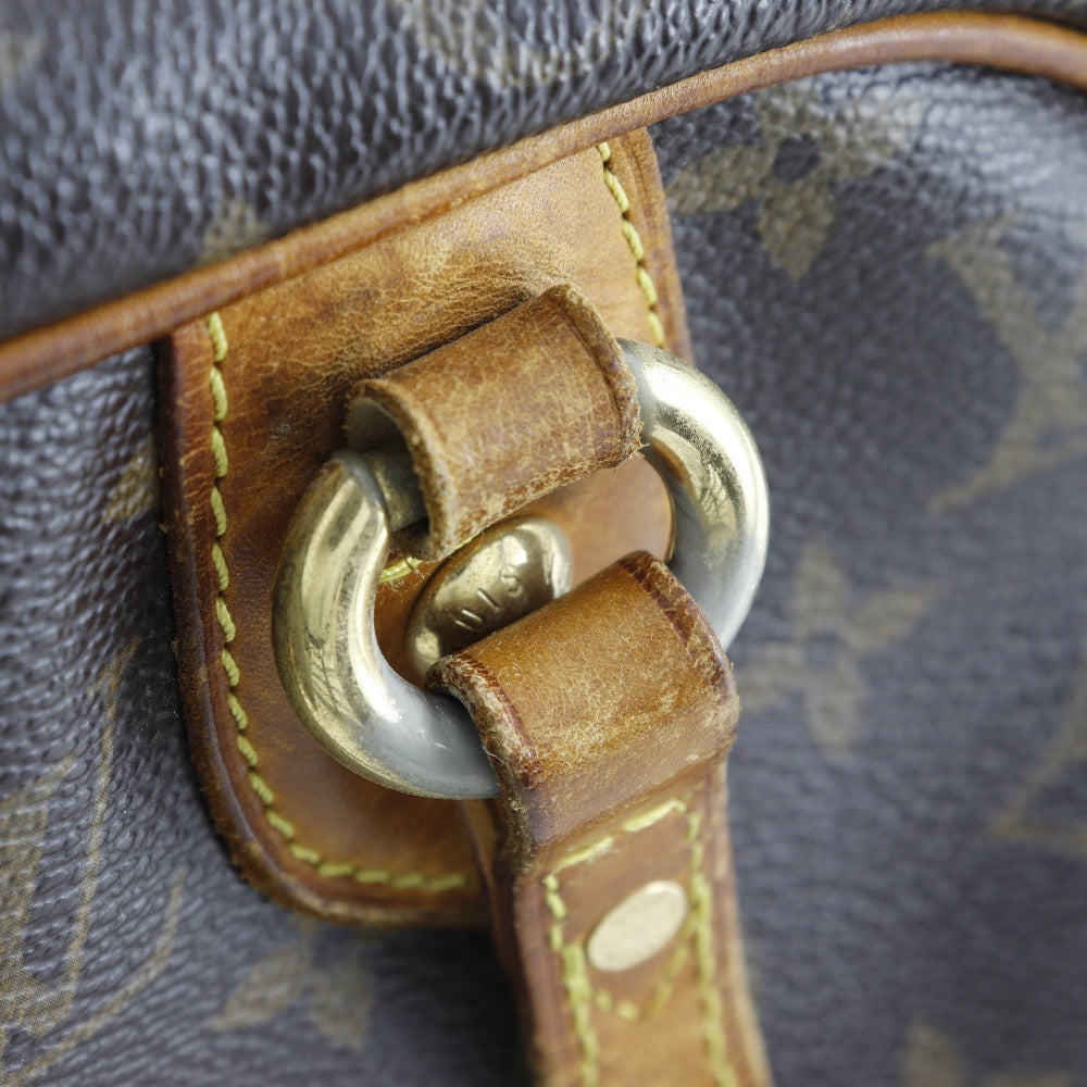 LOUIS VUITTON Shoulder Bag M95565 Monogram canvas Brown Montorgueil PM Women Used Authentic