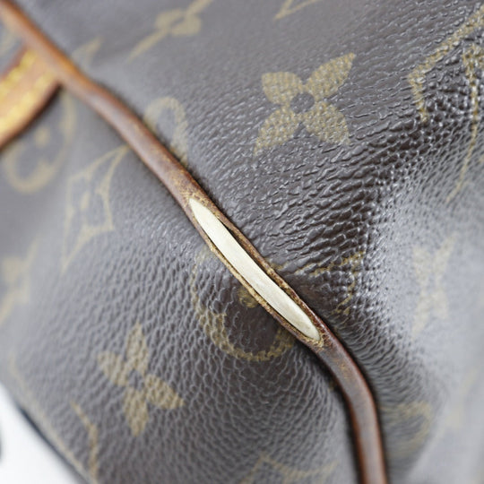 LOUIS VUITTON Shoulder Bag M95565 Monogram canvas Brown Montorgueil PM Women Used Authentic