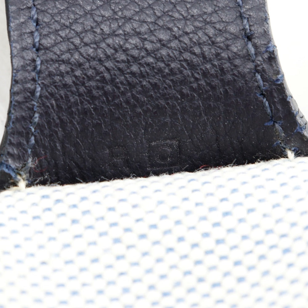 HERMES Shoulder Bag Tower ash Gray / navy Rodeo Women Used Authentic