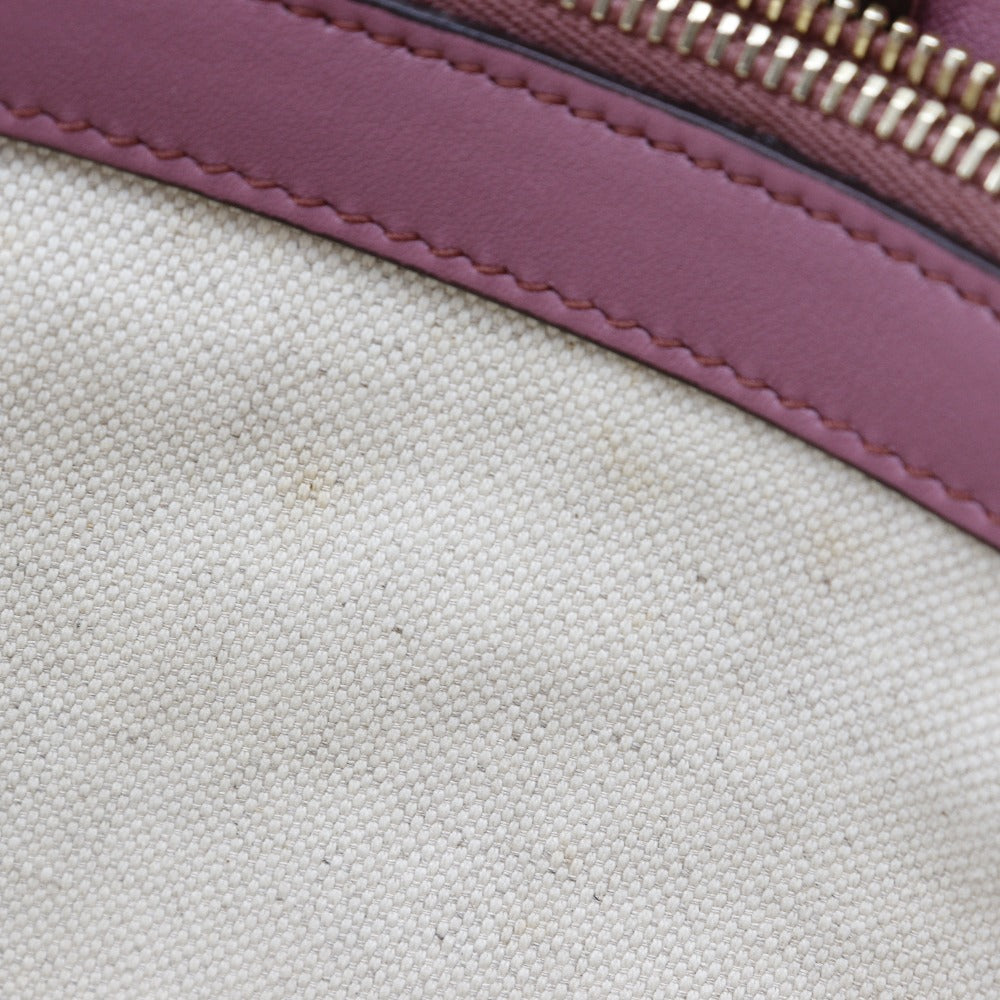 GUCCI Tote Bag 296835 ƒ}ƒCƒNƒ�ƒOƒbƒ`ƒVƒ} Sima leather pink Micro Guccisima Sukey Women Used Authentic