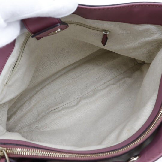 GUCCI Tote Bag 296835 ƒ}ƒCƒNƒ�ƒOƒbƒ`ƒVƒ} Sima leather pink Micro Guccisima Sukey Women Used Authentic