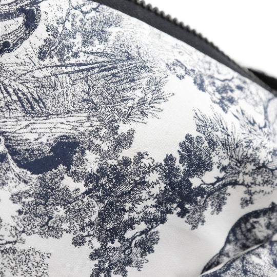Christian Dior Backpack M6108SNTJ Nylon Black / white Toile de Jouy Small backpack Women Used Authentic