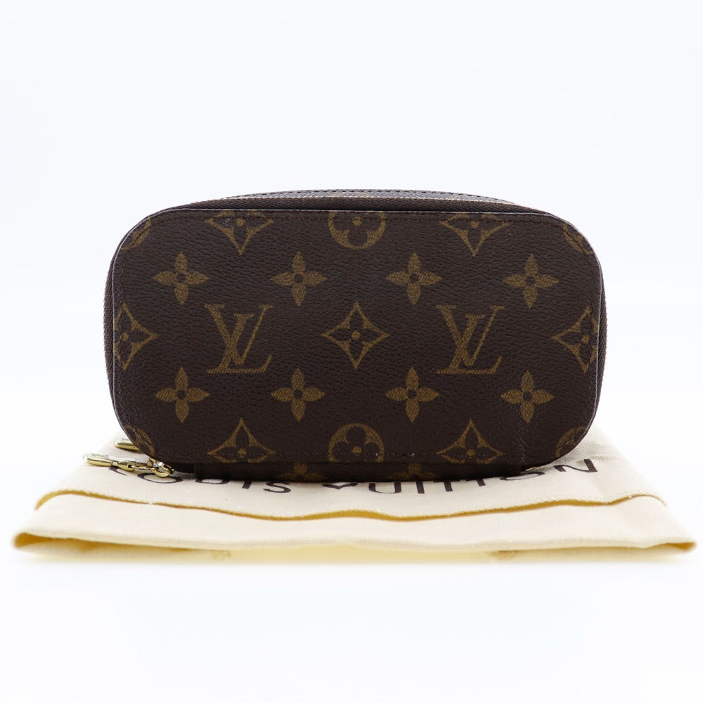 LOUIS VUITTON Pouch M47510 Monogram canvas Brown Cosmetics Pouch Truth Brush PM Women Used Authentic