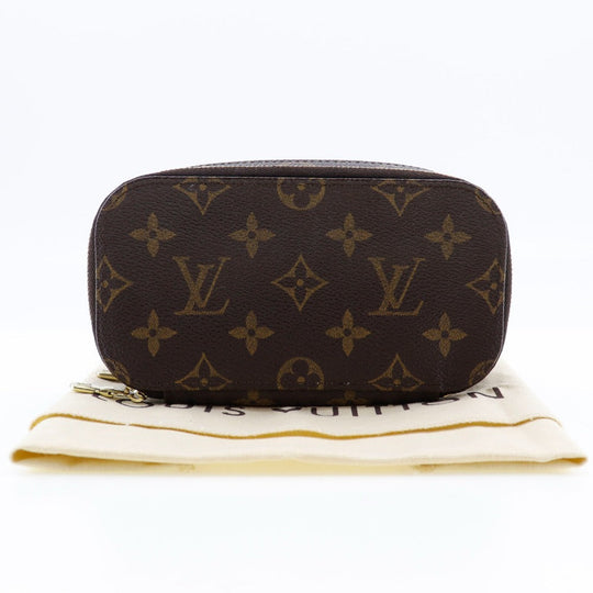 LOUIS VUITTON Pouch M47510 Monogram canvas Brown Cosmetics Pouch Truth Brush PM Women Used Authentic