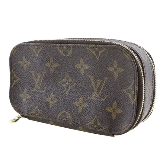 LOUIS VUITTON Pouch M47510 Monogram canvas Brown Cosmetics Pouch Truth Brush PM Women Used Authentic