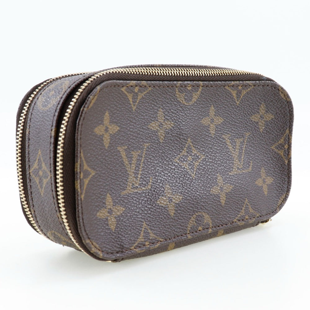 LOUIS VUITTON Pouch M47510 Monogram canvas Brown Cosmetics Pouch Truth Brush PM Women Used Authentic