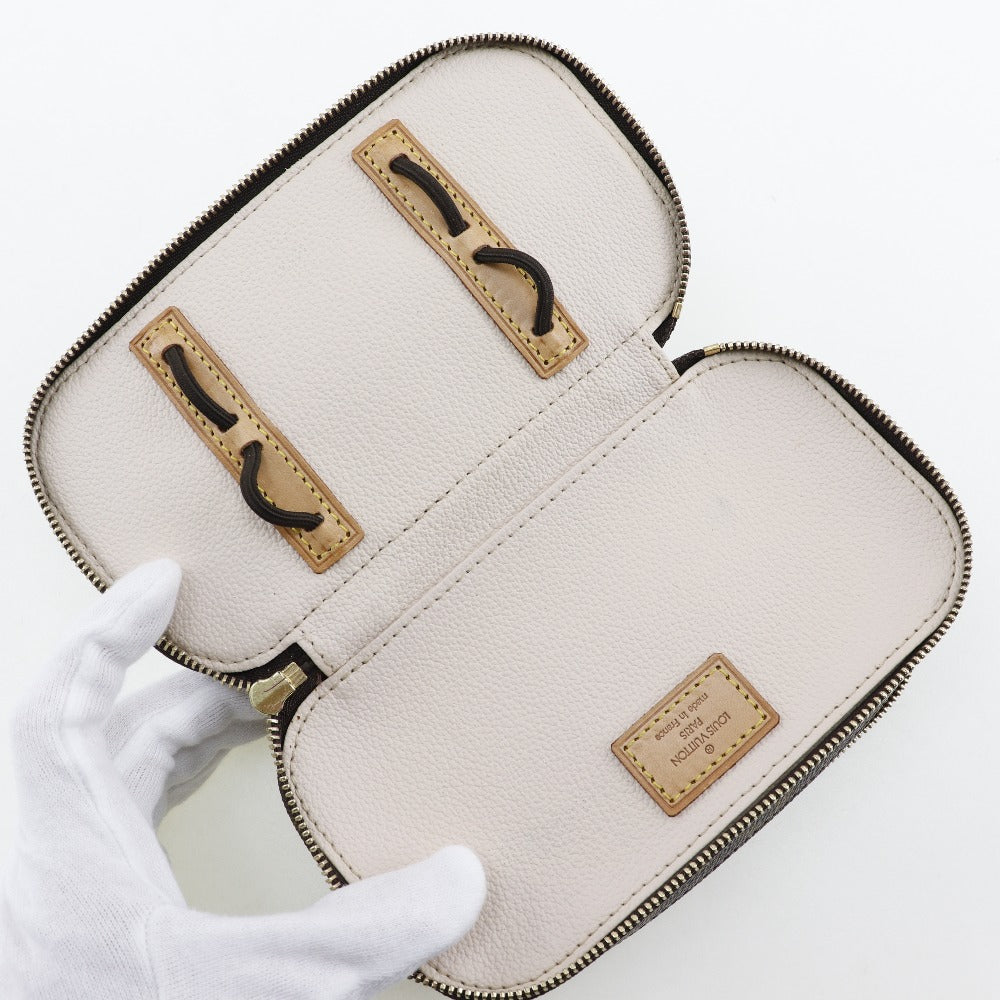 LOUIS VUITTON Pouch M47510 Monogram canvas Brown Cosmetics Pouch Truth Brush PM Women Used Authentic