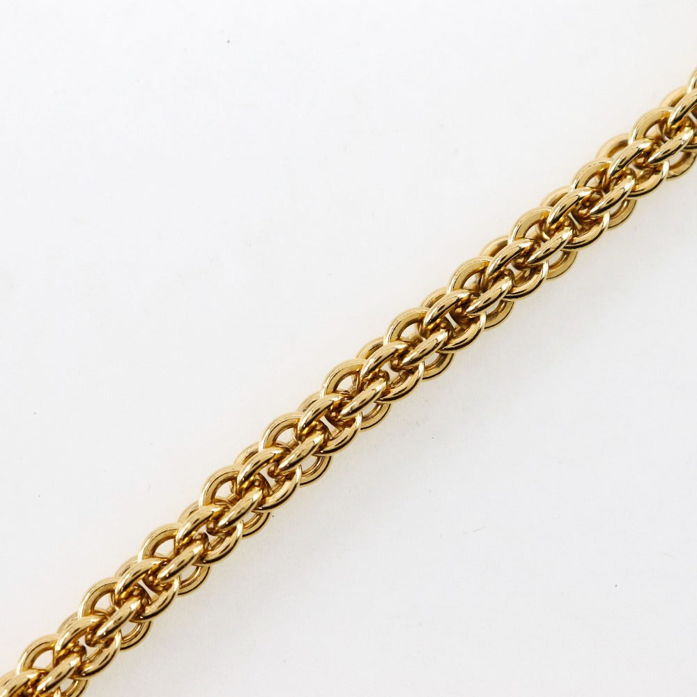CHANEL Necklace Plated Gold gold vintage long Women Used Authentic