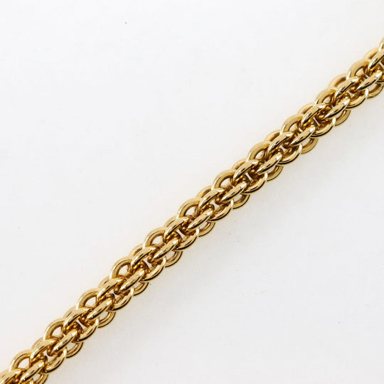 CHANEL Necklace Plated Gold gold vintage long Women Used Authentic