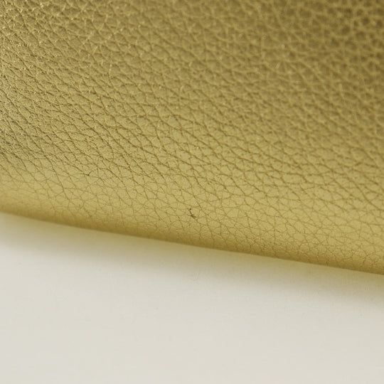 LOUIS VUITTON Long Wallet Purse M69058 Grain Calfskin Leather gold Japan exclusive color Zippy Rock Me Women Used Authentic