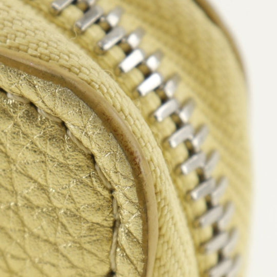 LOUIS VUITTON Long Wallet Purse M69058 Grain Calfskin Leather gold Japan exclusive color Zippy Rock Me Women Used Authentic
