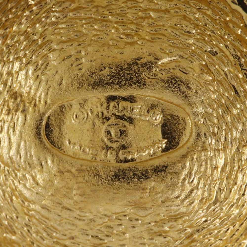 CHANEL bracelet Plated Gold gold vintage Matrasse COCO Mark Women Used Authentic